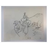 The Flintstones original hand drawn artwork for...