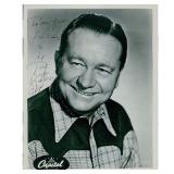Country Singer Tex Ritter Signed Photo JSA...