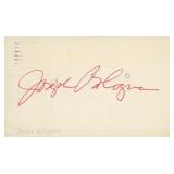 My Favorite Year Joe Bologna signature cut