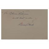 Attorney General Ramsey Clark original signature