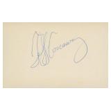 Grease Jeff Conaway signature cut