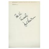 Good Morning America Host David Hartman signed...