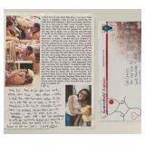 Dr. Patch Adams handwritten, signed note, and...