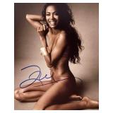 Guardians of the Galaxy Zoe Saldana signed photo