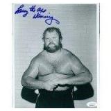 WWE Wrestler Larry The Axe Hennig Signed Photo
