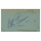 Swingtime Betty Furness signed valet ticket