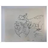 The Flintstones original hand drawn artwork for...