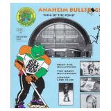 Anaheim Bullfrogs signed program