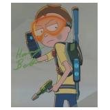 Harry Belden Rick and Morty Signed Photo