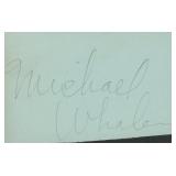 Michael Whalen signature cut