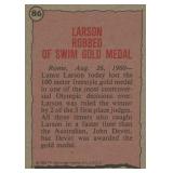 Olympian Lance Larson signed trading card