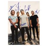 Tonight Alive Band Signed  Photo JSA Authenticated