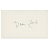 Dane Clark "Comedian"signature cut