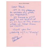 All in the Family Sally Struthers signed letter
