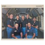 Robert Overmyer signed official NASA photo