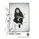 Saxophonist Boney James signed photo