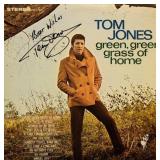 Tom Jones signed Green, Green Grass of Home album