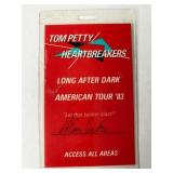 Tom Petty Backstage Pass