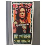 Iggy Pop signed poster