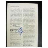 Tommy James signed book page