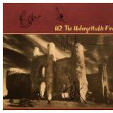 U2 The Unforgettable Fire signed album