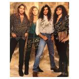 Slaughter signed folded magazine poster