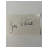 Lassie June Lockhart original signature