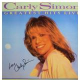 Carly Simon signed Greatest Hits Live album