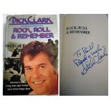 Dick Clark Rock, Roll and Remember signed book