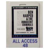 Ben Harper & The Innocent Criminals All Access...