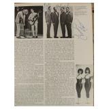 The 4 Tops band signed book page