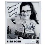 Singer Lisa Loeb Signed  Matte Photo
