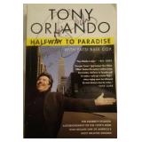 Tony Orlando Halfway to Paradise signed book