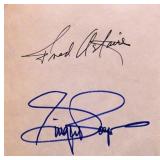 Fred Astaire and Ginger Rogers signature slip