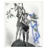 Johnny Sheffield signed 'Tarzan film series'...