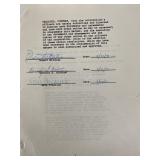 Robert Mitchum signed Dorlite Corporation Document