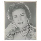 The Texas Rangers Gale Storm signed photo