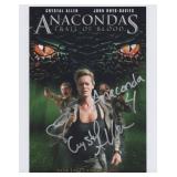 Anacondas Crystal Allen Signed Photo