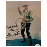 The Singing Cowboy Gene Autry signed photo- JSA...