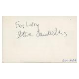 Barney Millers Steve Landesberg signed note