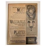 Rawlings Baseball Glove Newspaper Advertisement