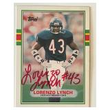 Chicago Bears Lorenzo Lynch 1989 Topps #42T ...