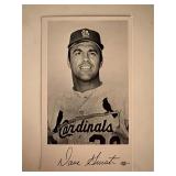Dave Giusti facsimile signed photo. 3x5 inches