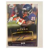 Kevin Parks signed autograph card