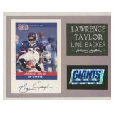 New York Giants Lawrence Taylor signature and...
