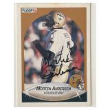 New Orleans Saints Morten Andersen 1990 Fleer...