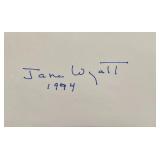 Star Trek Jane Wyatt original signature