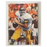 Football player signed photo