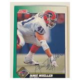 Buffalo Bulls Jamie Mueller signed 1991 Score...