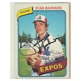 Montreal Expos Stan Bahnsen 1980 Topps #653...